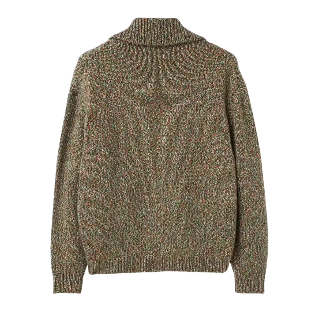 Booker | ALPACA WOOL ZIP-UP BOMBER JACKET