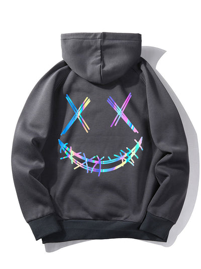 Yair | Gradient Smiley Print Hoodie