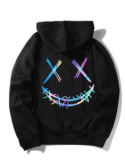 Yair | Gradient Smiley Print Hoodie