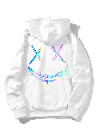 Yair | Gradient Smiley Print Hoodie