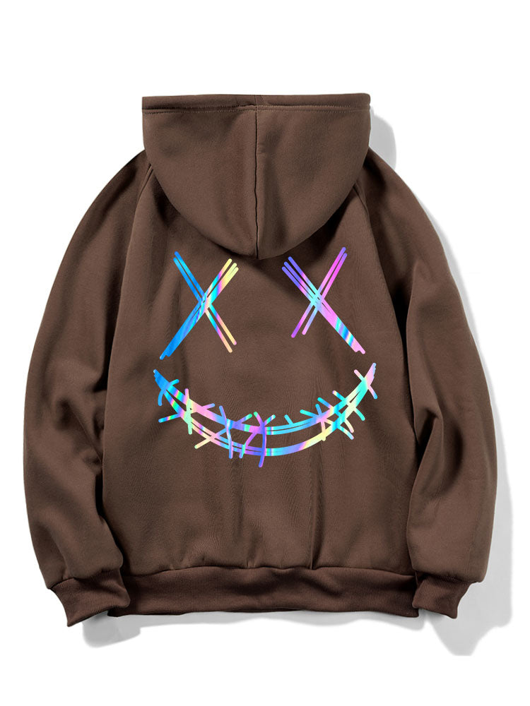 Yair | Gradient Smiley Print Hoodie