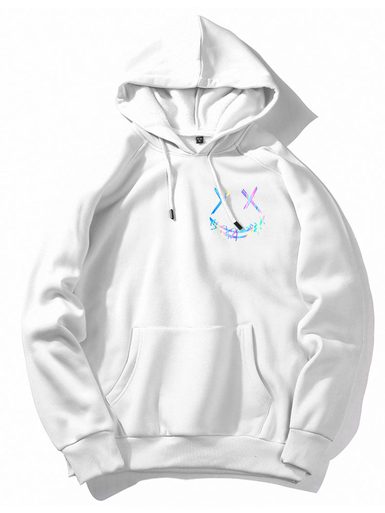 Yair | Gradient Smiley Print Hoodie