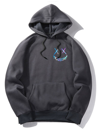 Jagger | Gradient Smiley Print Hoodie