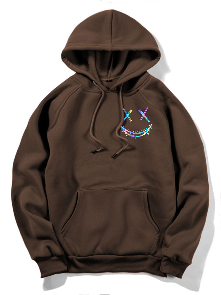 Yair | Gradient Smiley Print Hoodie