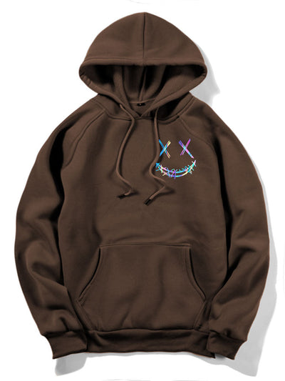 Yair | Gradient Smiley Print Hoodie