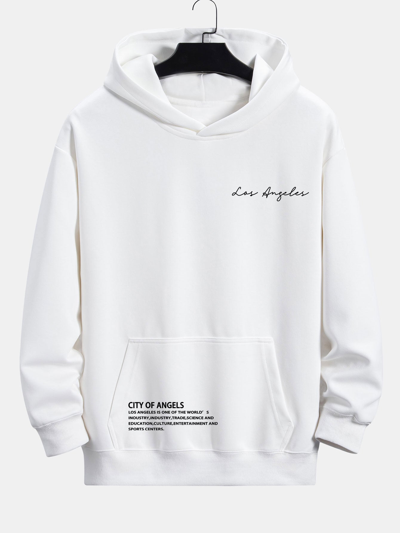 Kylo | Los Angeles Slogan Print Relax Fit Hoodie