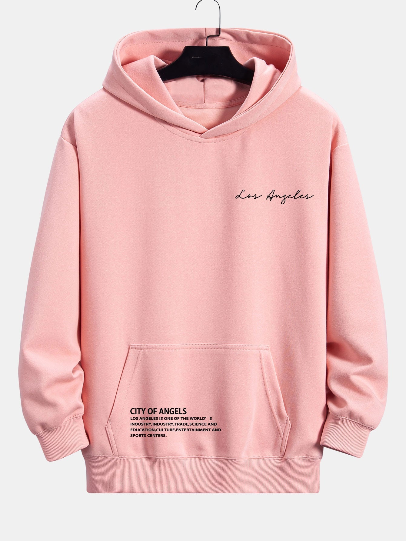 Kylo | Los Angeles Slogan Print Relax Fit Hoodie