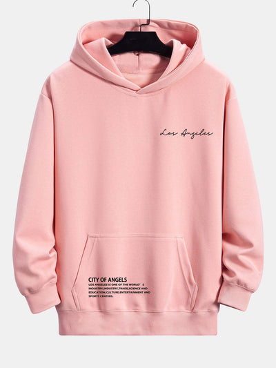 Kylo | Los Angeles Slogan Print Relax Fit Hoodie