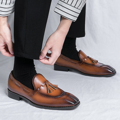 Juvenal® | Genuine Leather Tassel Loafers