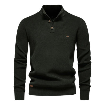 Kahlo® | Warm Casual Sweater With Buttons For Men