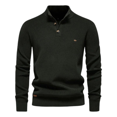 Kahlo® | Warm Casual Sweater With Buttons For Men