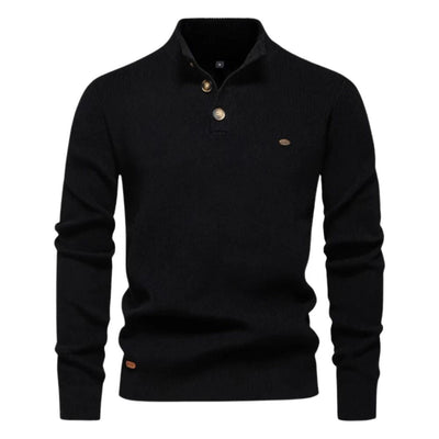Kahlo® | Warm Casual Sweater With Buttons For Men