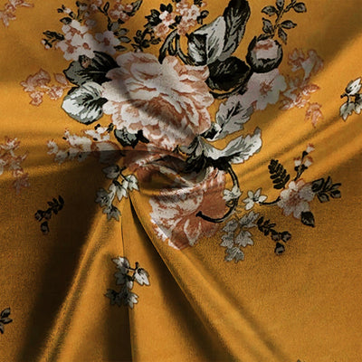 Men's Retro Casal Printed Floral Lapel Short Sleeve Shirt