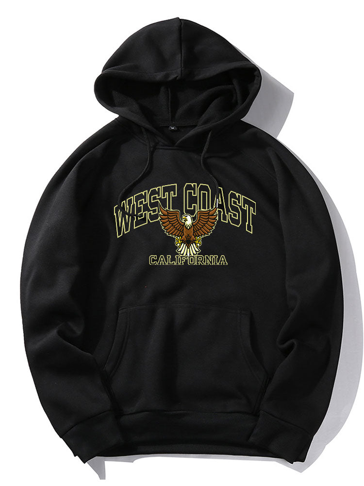 Jacob | West Coast Eagle Print Hoodie