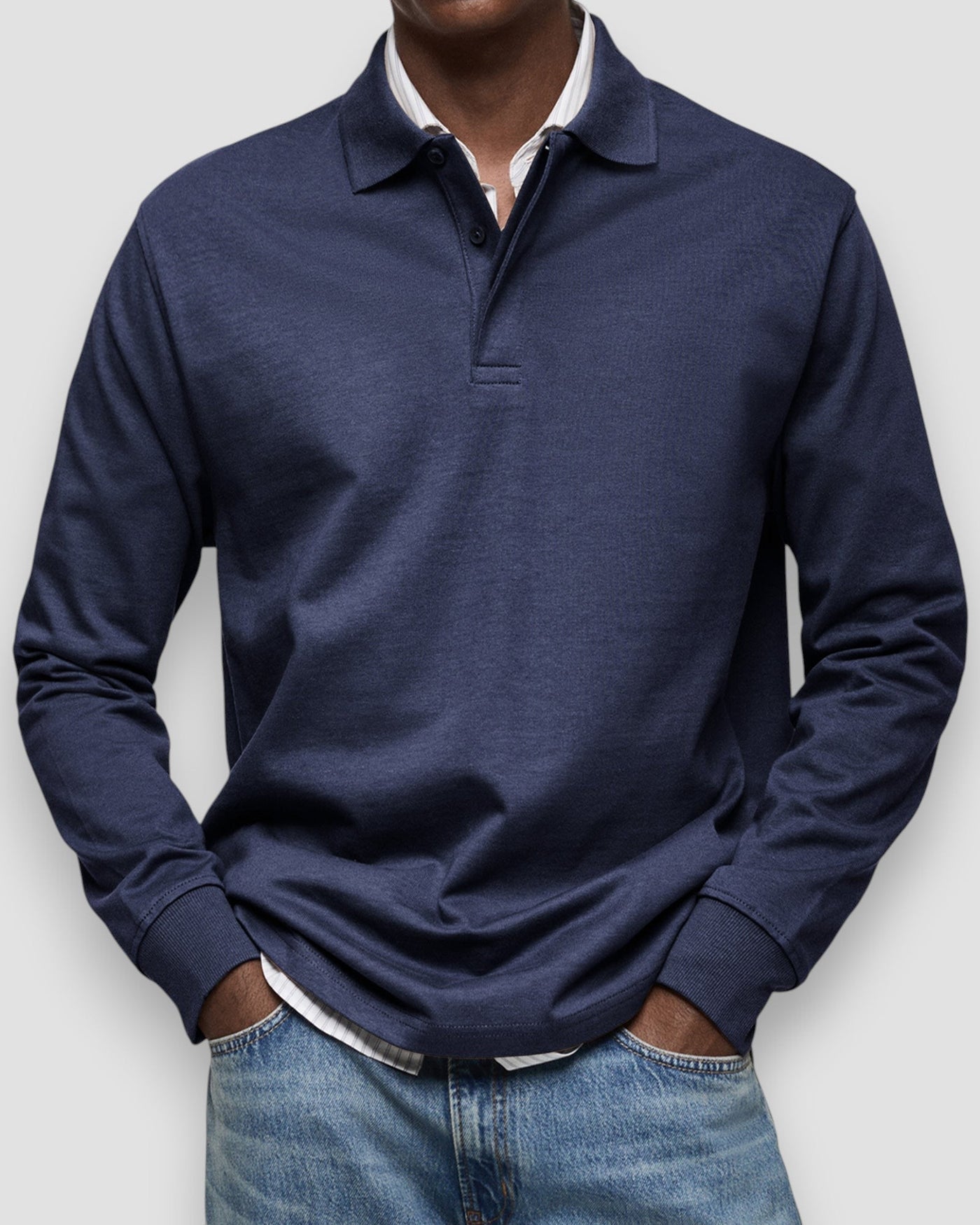 Florent | Long-sleeved polo shirt