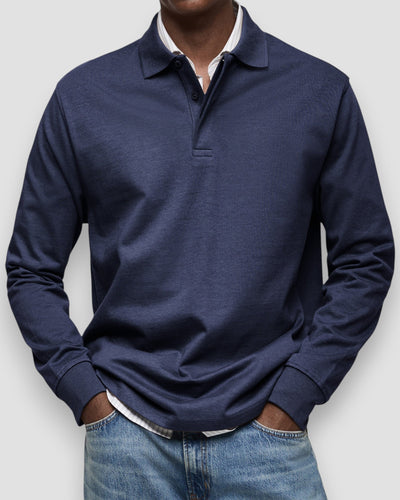 Florent | Long-sleeved polo shirt