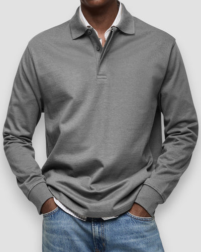 Florent | Long-sleeved polo shirt