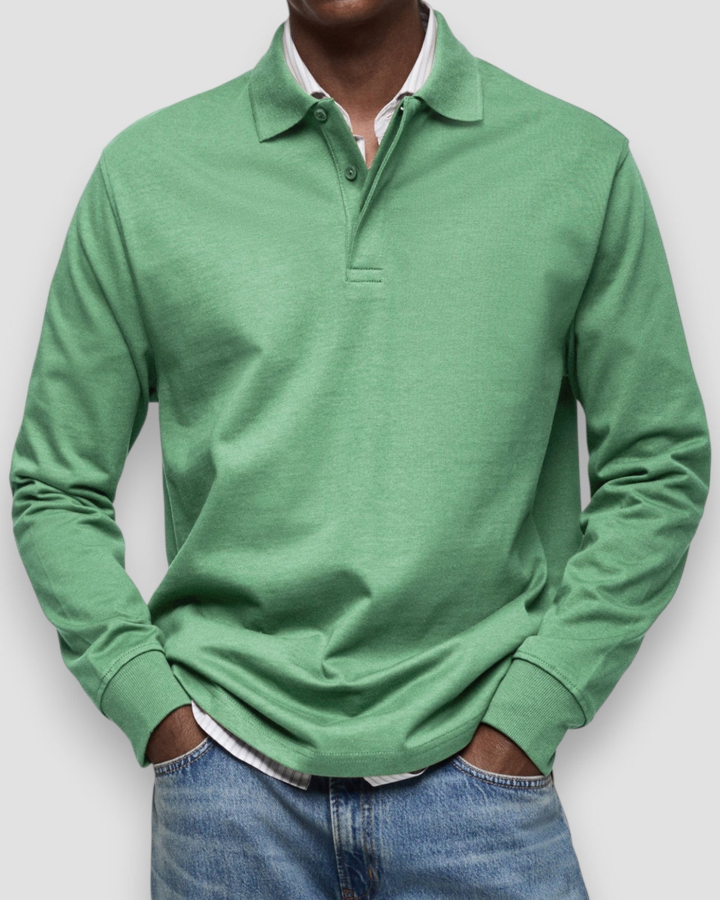 Florent | Long-sleeved polo shirt