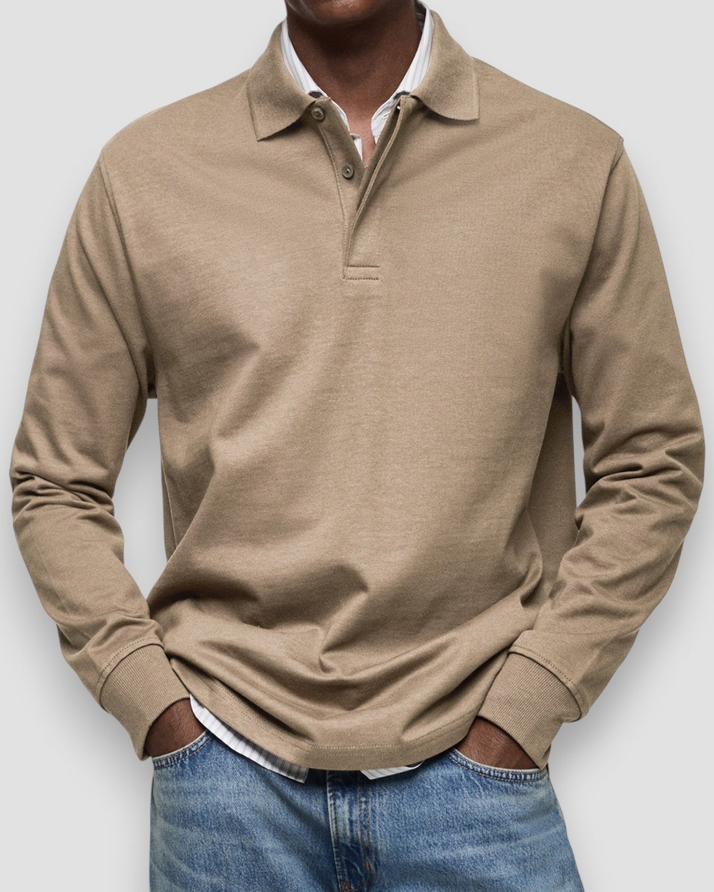 Florent | Long-sleeved polo shirt