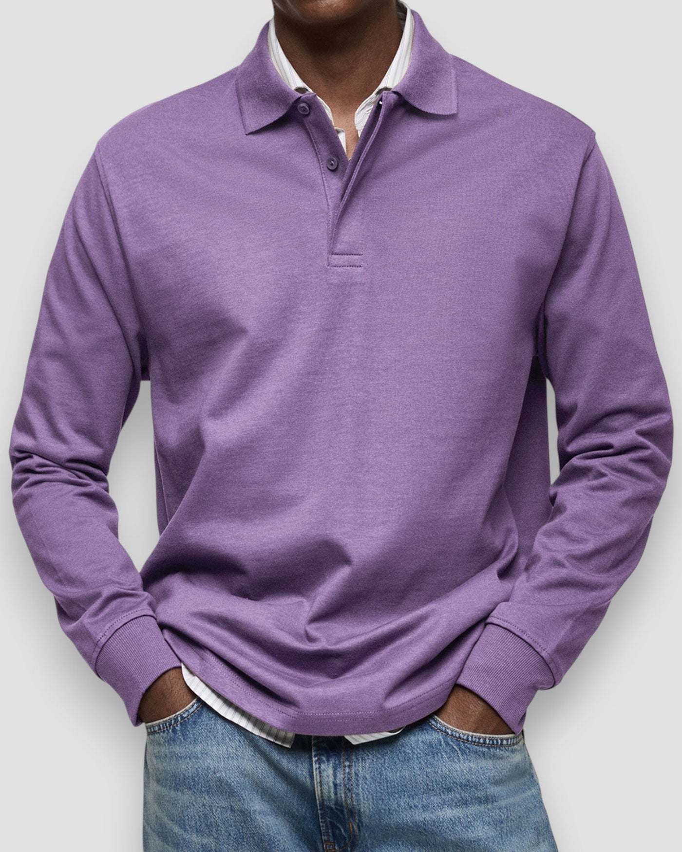 Florent | Long-sleeved polo shirt