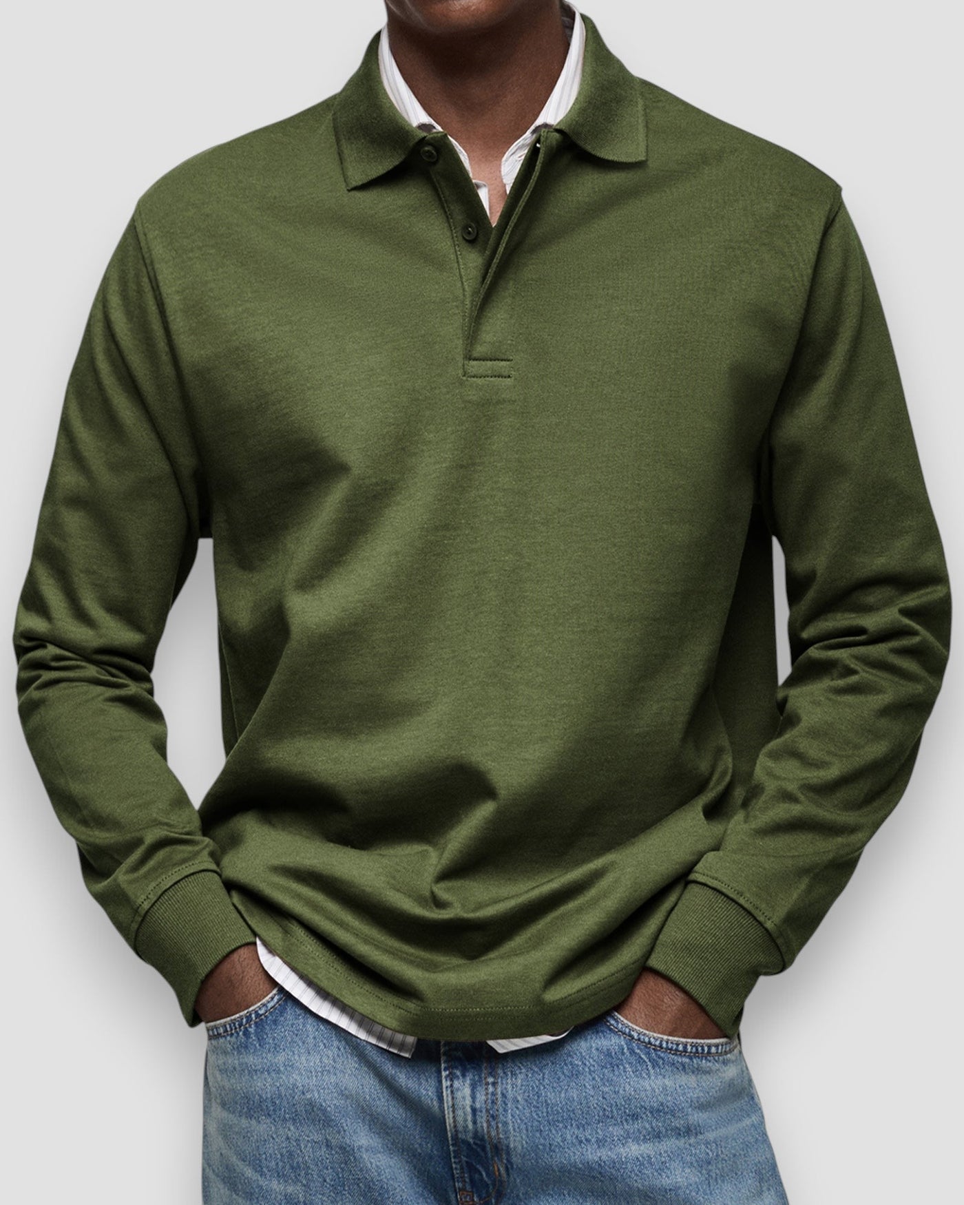 Florent | Long-sleeved polo shirt
