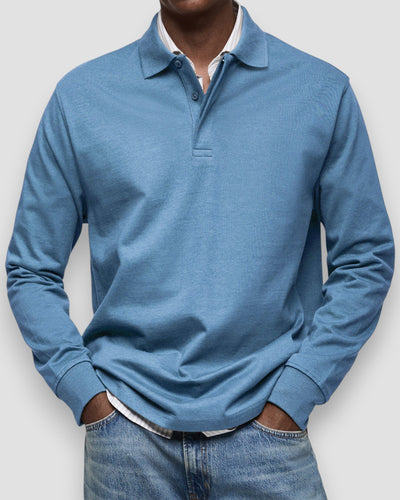 Florent | Long-sleeved polo shirt