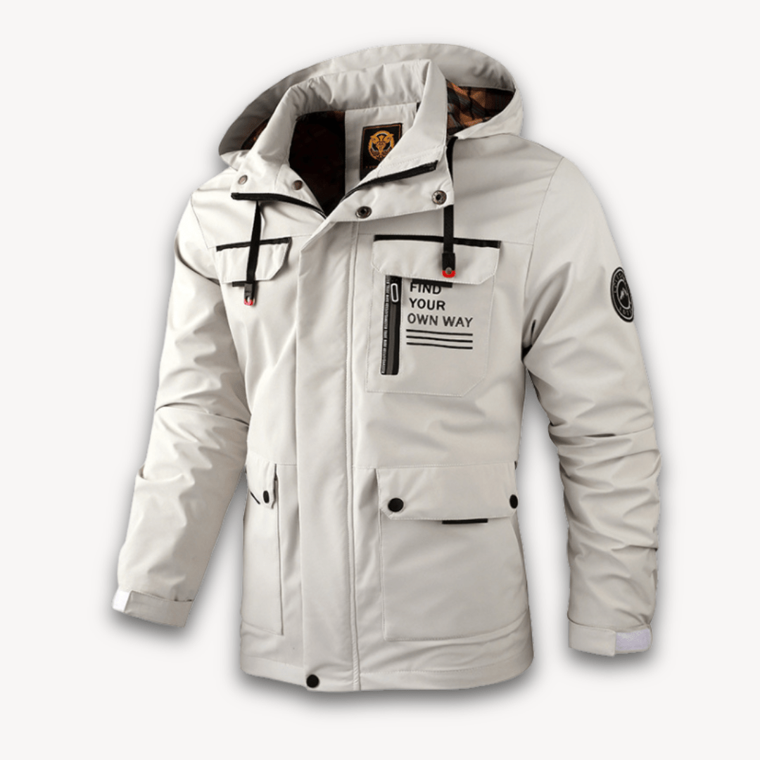Vlad | Water-repellent hooded jacket with lining