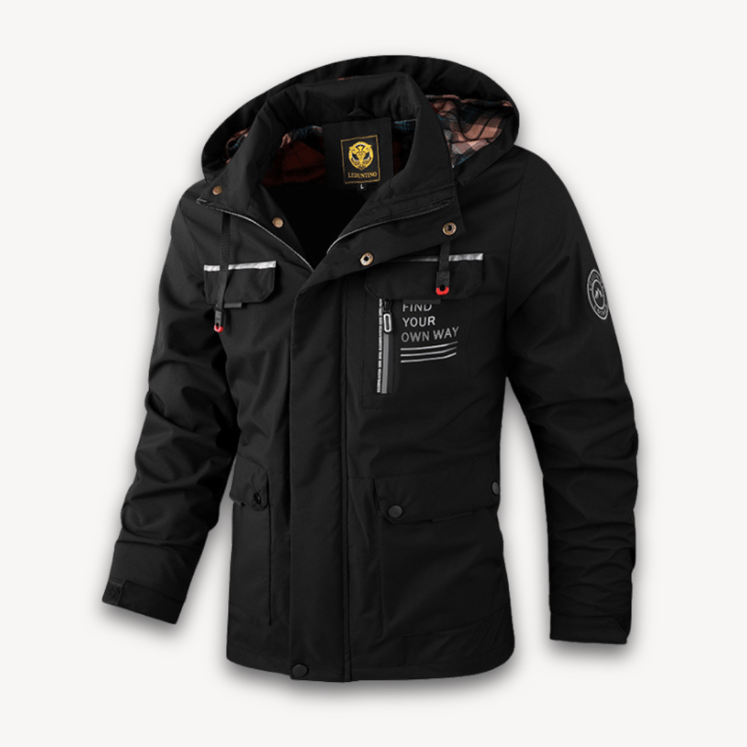 Vlad | Water-repellent hooded jacket with lining