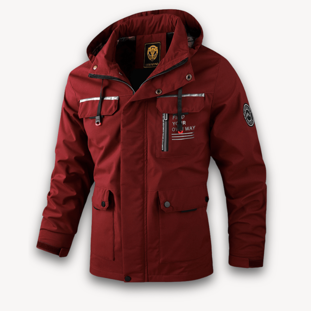 Vlad | Water-repellent hooded jacket with lining