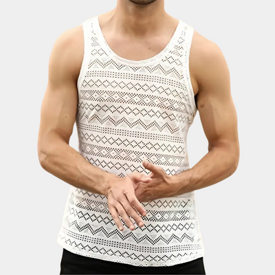 Lucas® | Fashionable hollow out tank top for men