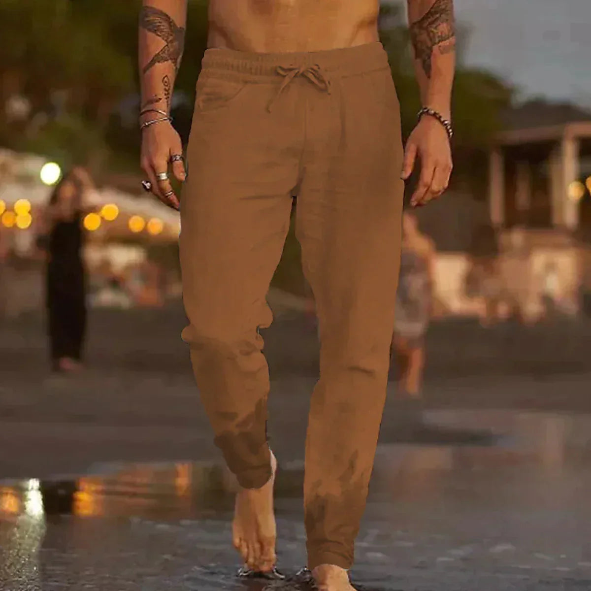 Ives® | Casual Linen Trousers For Men