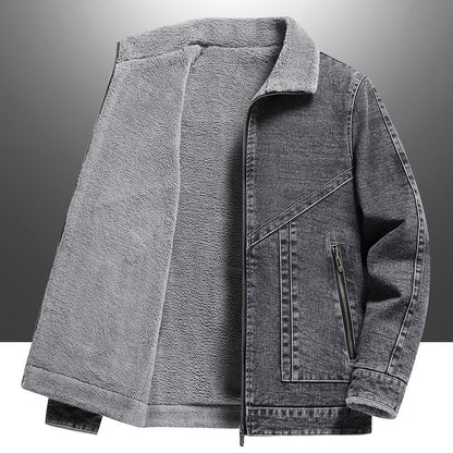 Cándido® | Boston Denim Sherpa Jacket
