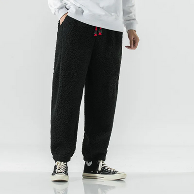 Suetonio® | Loose-fitting fleece trousers for men