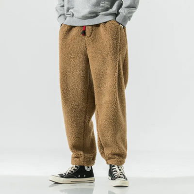 Suetonio® | Loose-fitting fleece trousers for men