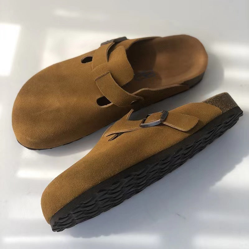 Ira® | Premium Unisex Leather Slippers/Sandals