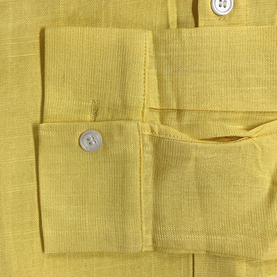 Men's Smmer Fashion Slb Linen Long Sleeve ShirtP