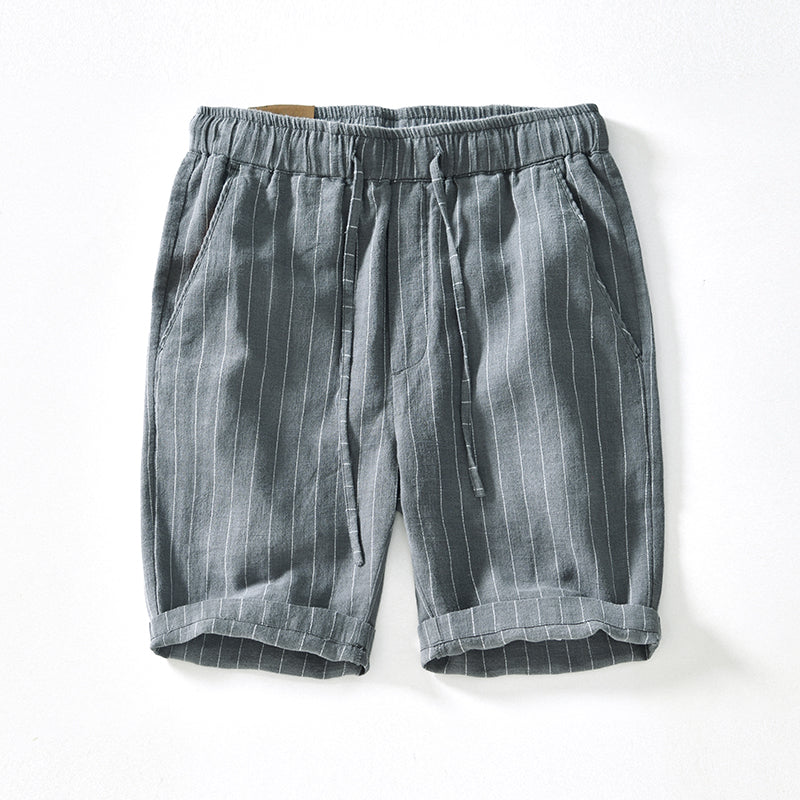 Jerónimo® | Linen Pinstripe Shorts