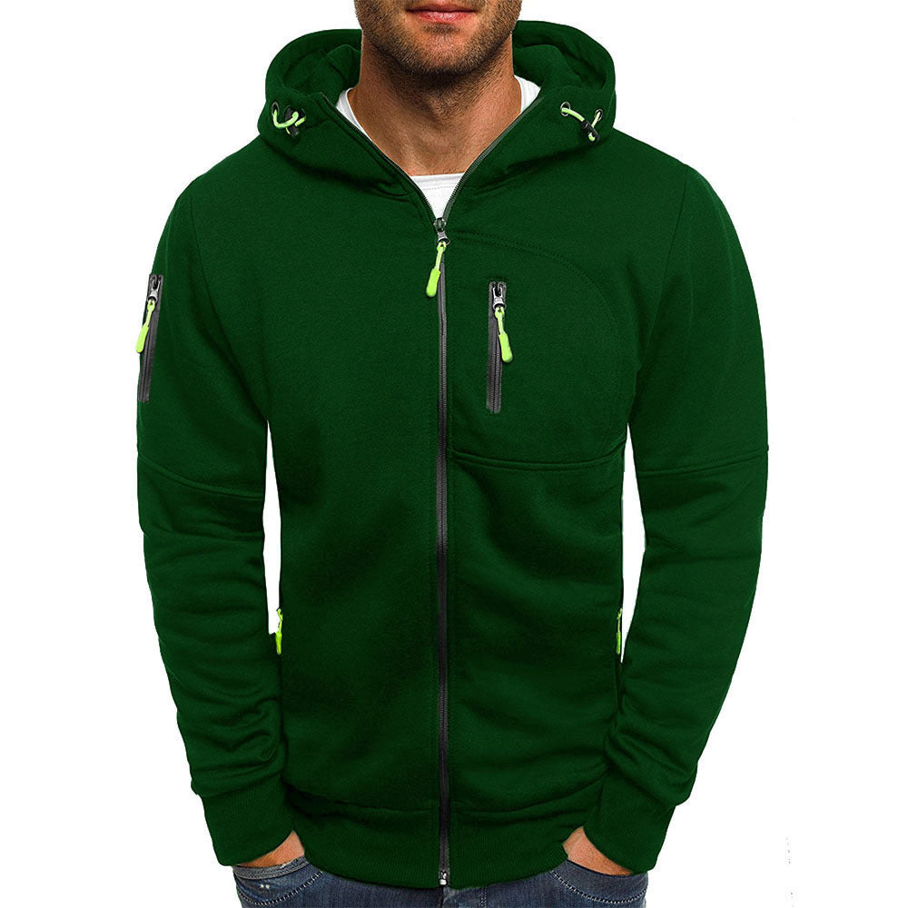 Gerrit | Urban Utility Zip-Up Hoodie for Men