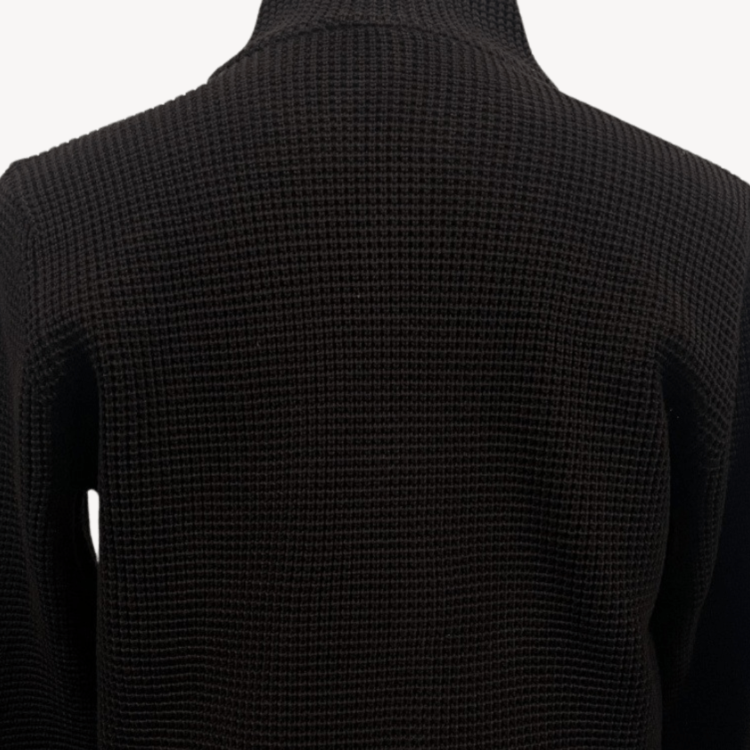 Vito | Classic wool knit cardigan with button placket
