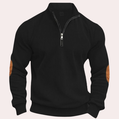 Servando® | Men's Zipper Corduroy Sweater